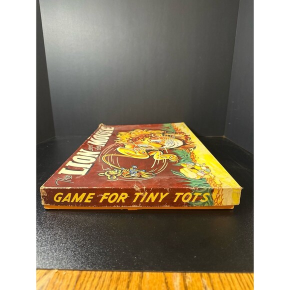 Vintage 1942 The Lion and the Mouse Board Game – Complete Tiny Tots Toy - Picture 10 of 10